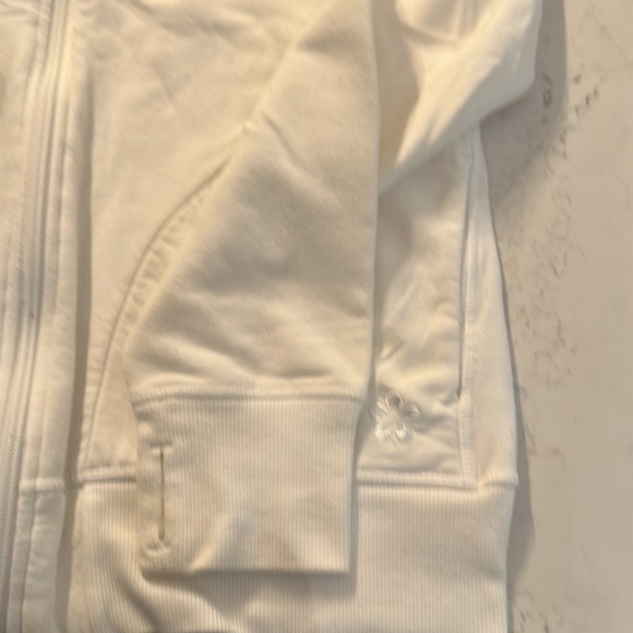 #20 Tuff Athletics Jacket off-white size Medium - Picture 3 of 3